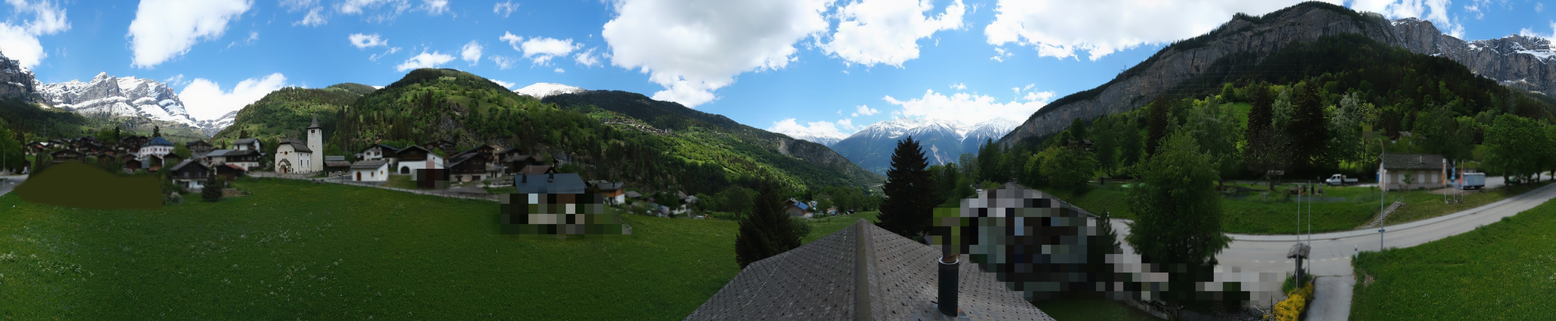 Archiv Foto Webcam Leukerbad: Dorf Inden
