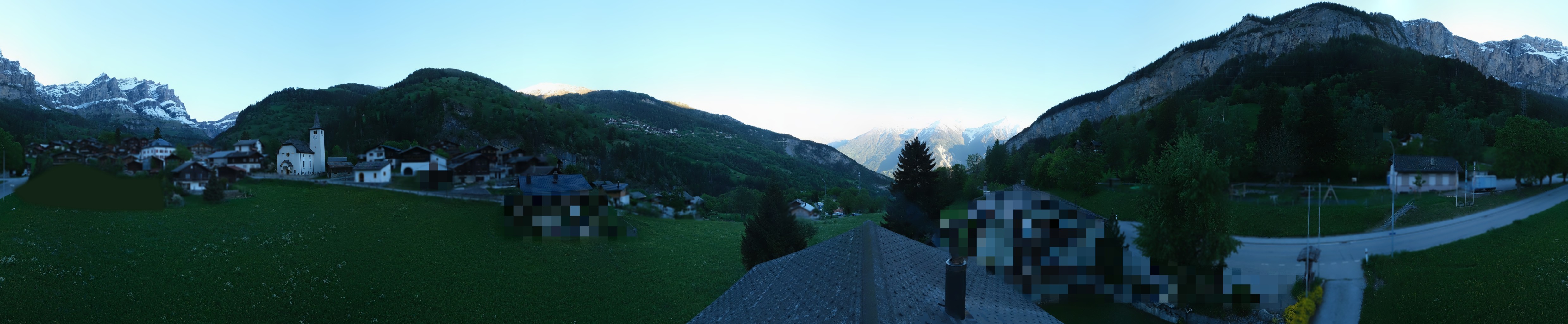 Archiv Foto Webcam Leukerbad: Dorf Inden