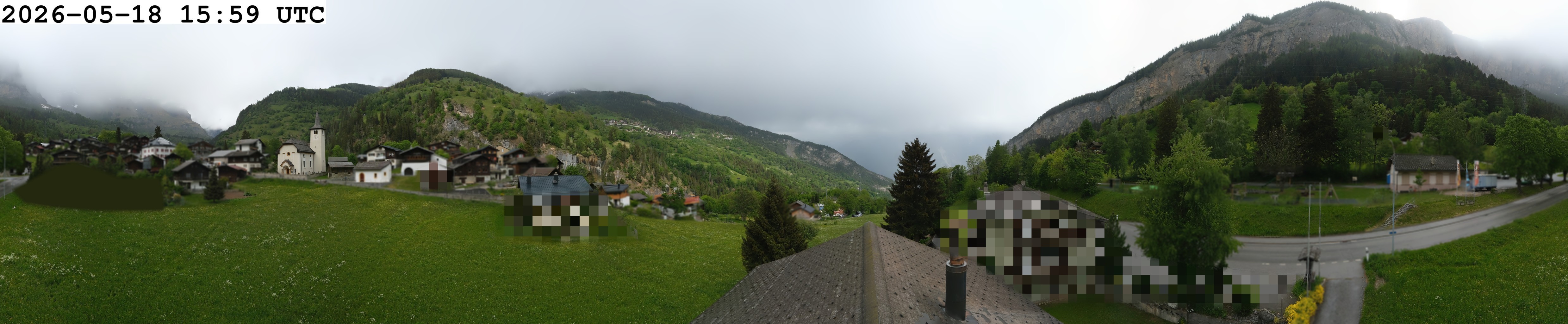 Archiv Foto Webcam Leukerbad: Dorf Inden