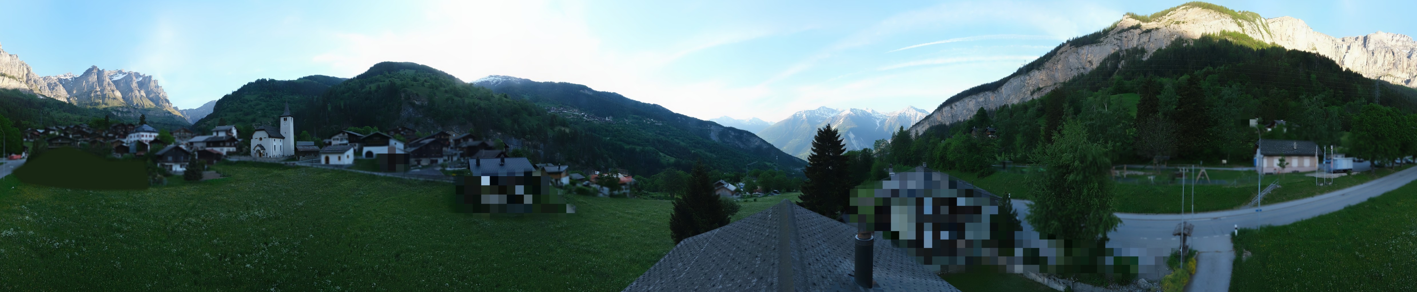 Archiv Foto Webcam Leukerbad: Dorf Inden