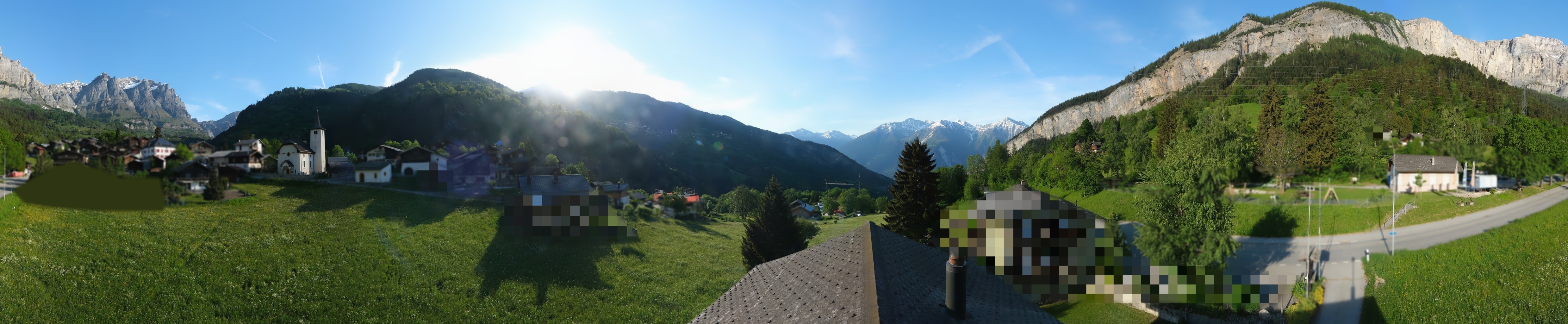 Archiv Foto Webcam Leukerbad: Dorf Inden