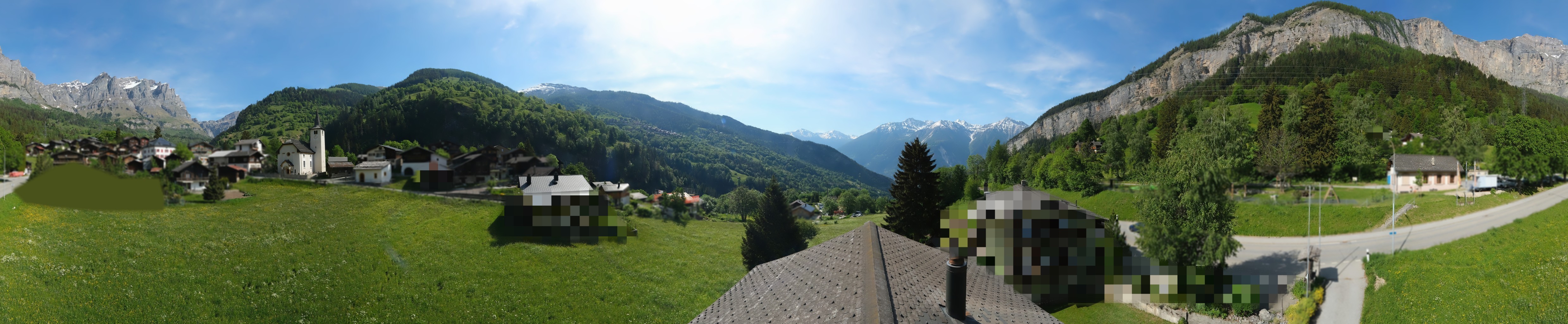 Archiv Foto Webcam Leukerbad: Dorf Inden
