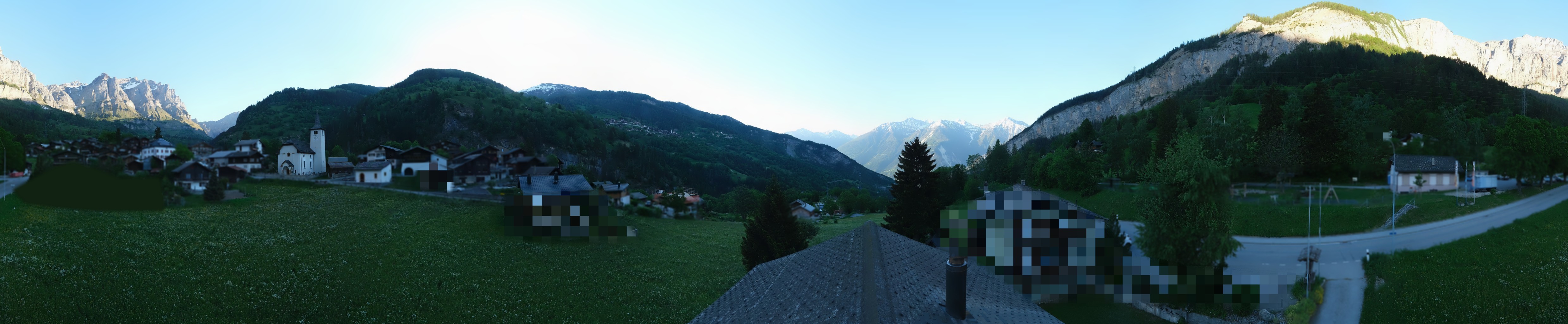 Archiv Foto Webcam Leukerbad: Dorf Inden