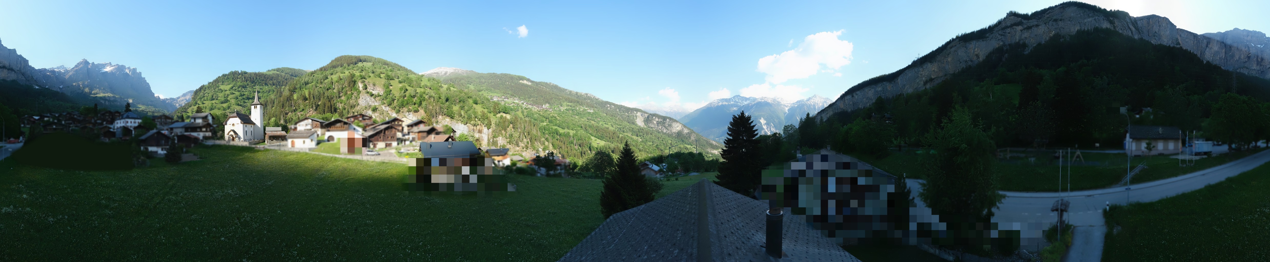 Archiv Foto Webcam Leukerbad: Dorf Inden