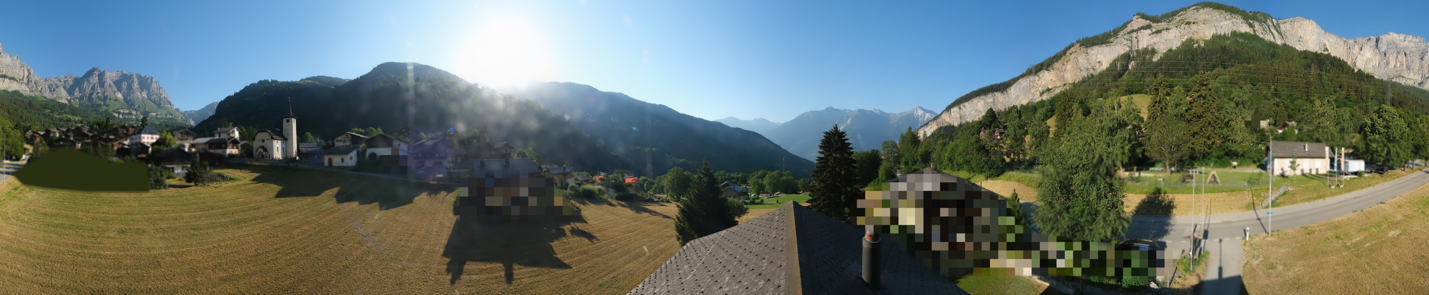 Archiv Foto Webcam Leukerbad: Dorf Inden