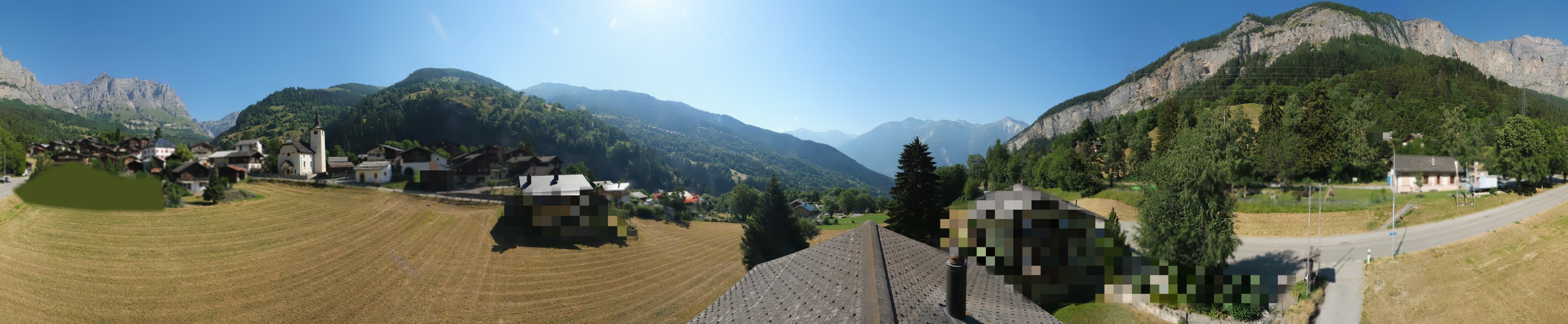 Archiv Foto Webcam Leukerbad: Dorf Inden