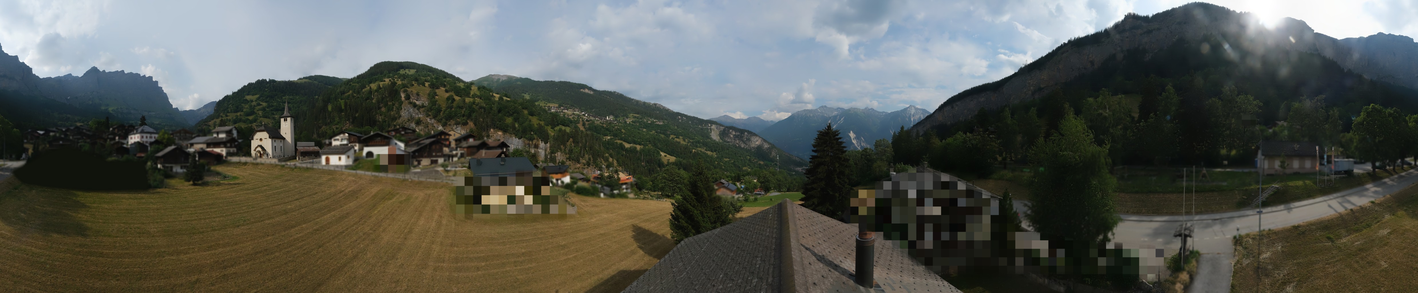 Archiv Foto Webcam Leukerbad: Dorf Inden