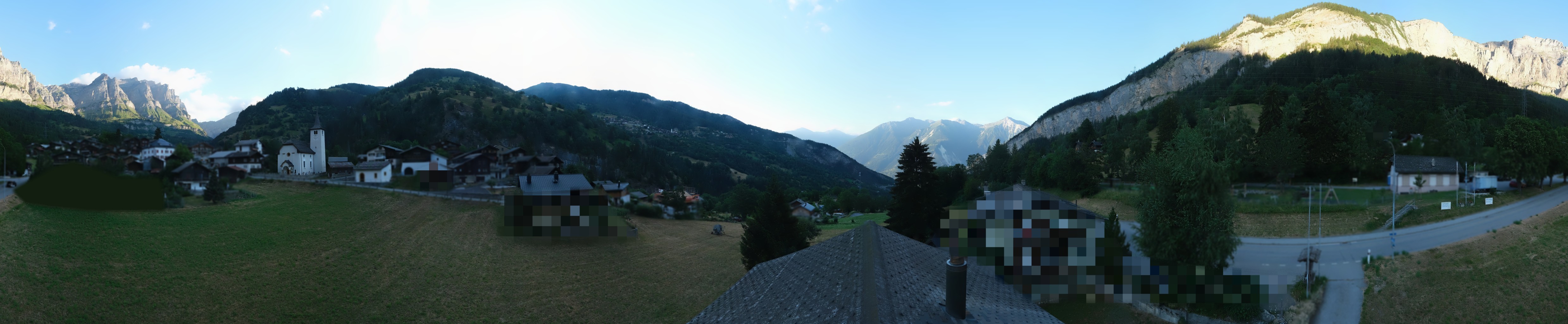 Archiv Foto Webcam Leukerbad: Dorf Inden
