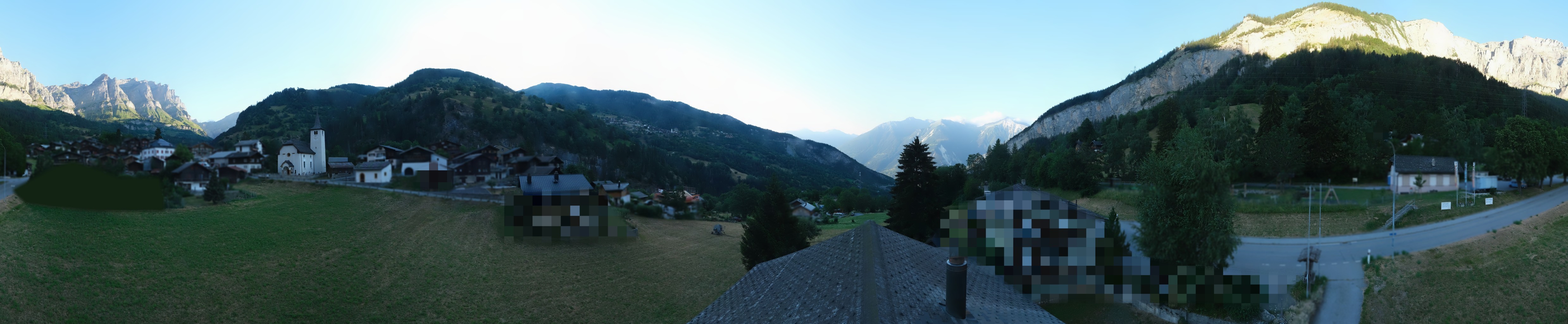 Archiv Foto Webcam Leukerbad: Dorf Inden