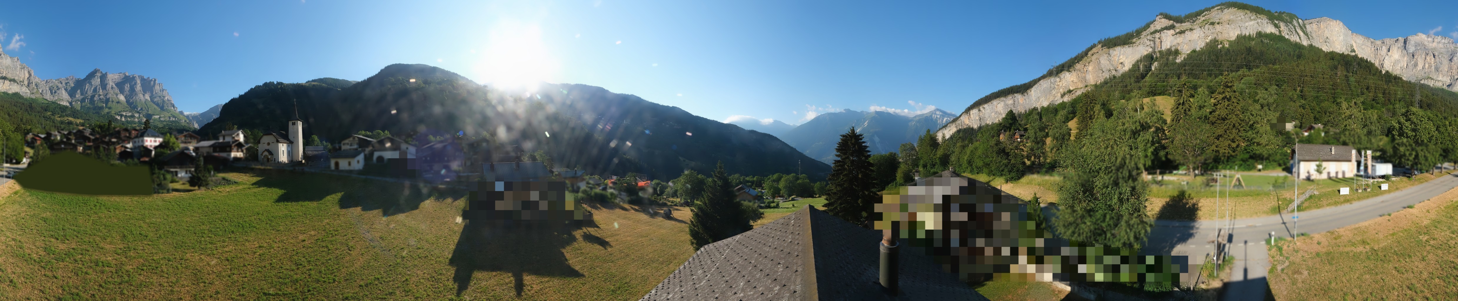 Archiv Foto Webcam Leukerbad: Dorf Inden
