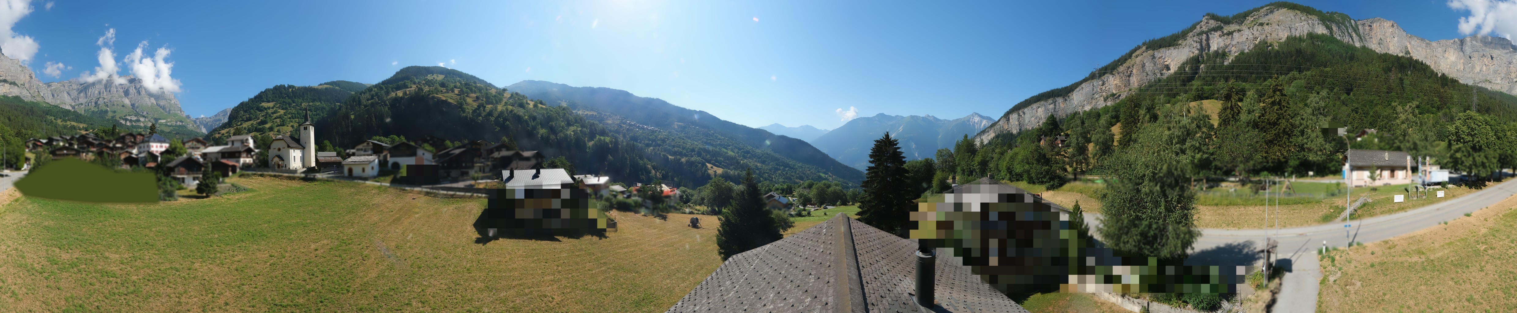 Archiv Foto Webcam Leukerbad: Dorf Inden