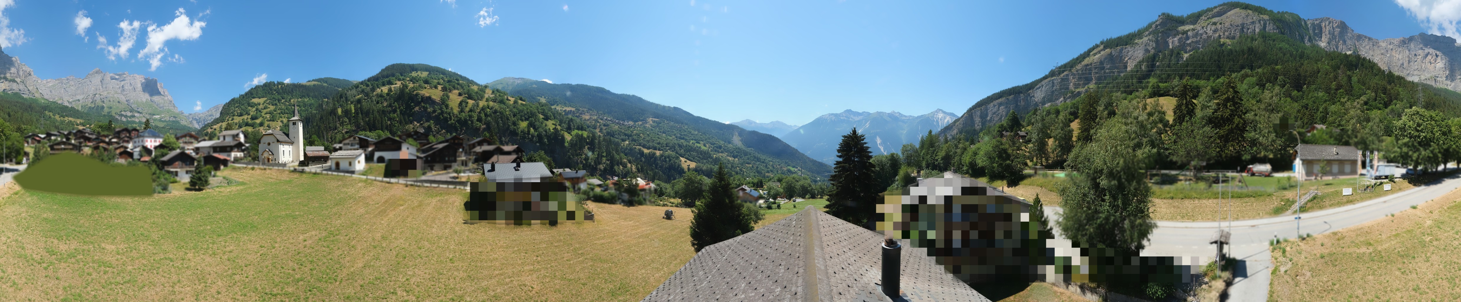 Archiv Foto Webcam Leukerbad: Dorf Inden