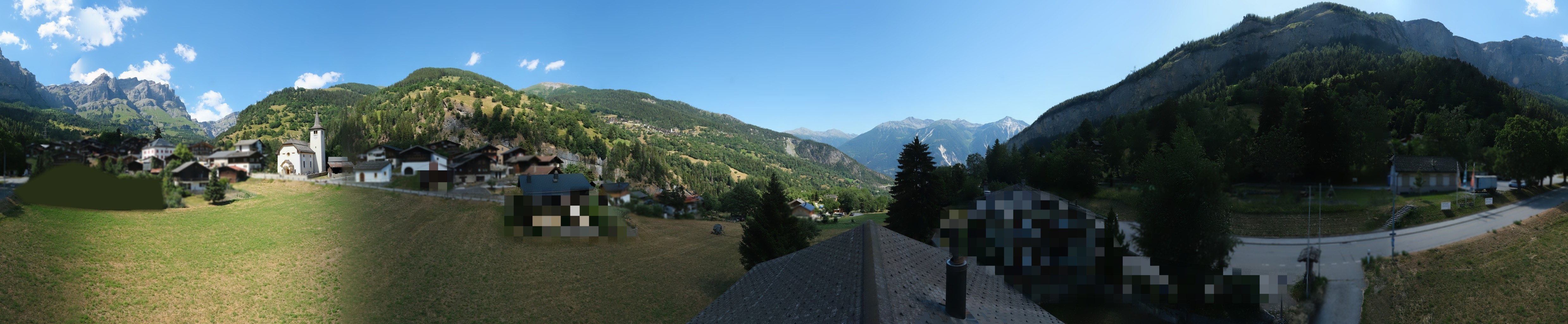 Archiv Foto Webcam Leukerbad: Dorf Inden
