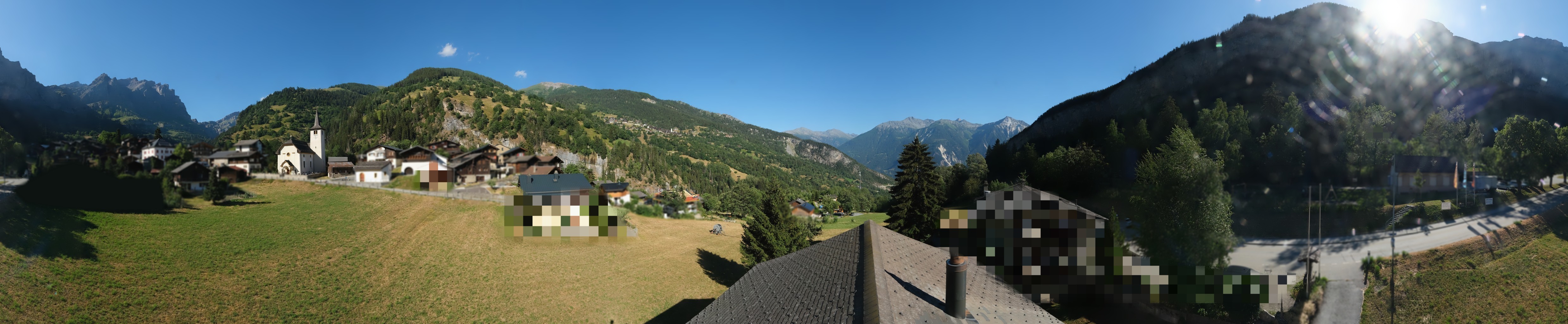 Archiv Foto Webcam Leukerbad: Dorf Inden