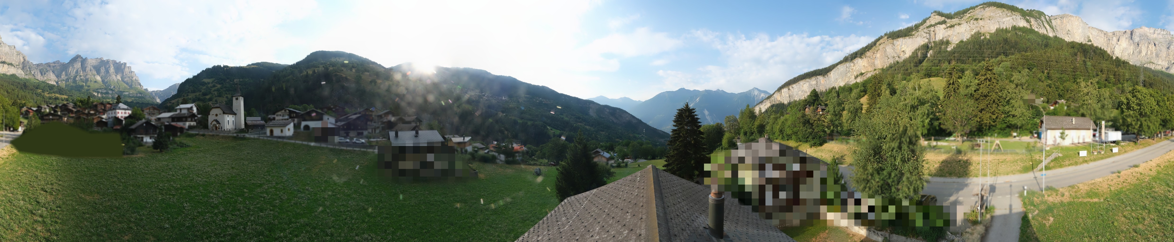 Archiv Foto Webcam Leukerbad: Dorf Inden
