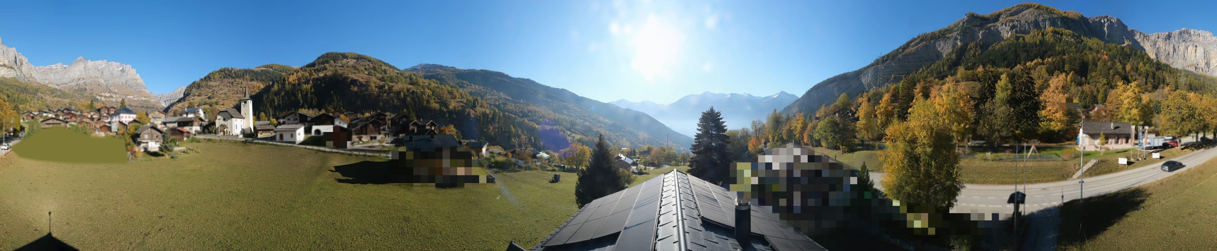 Archiv Foto Webcam Leukerbad: Dorf Inden