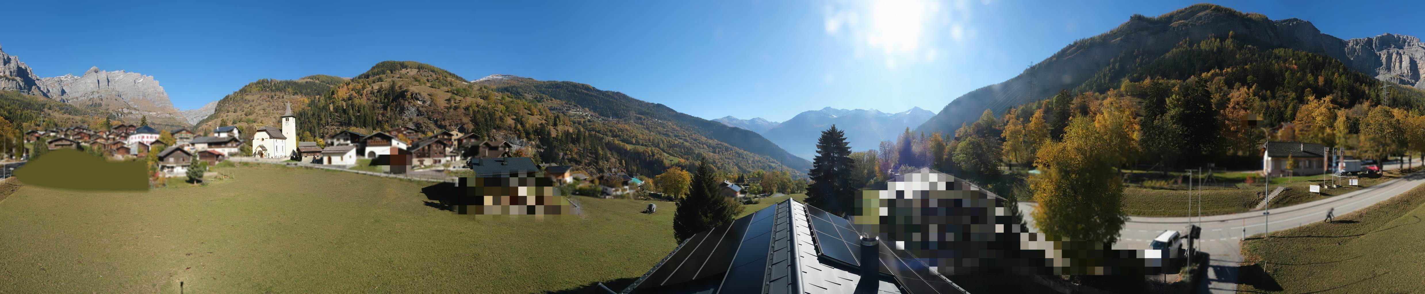 Archiv Foto Webcam Leukerbad: Dorf Inden