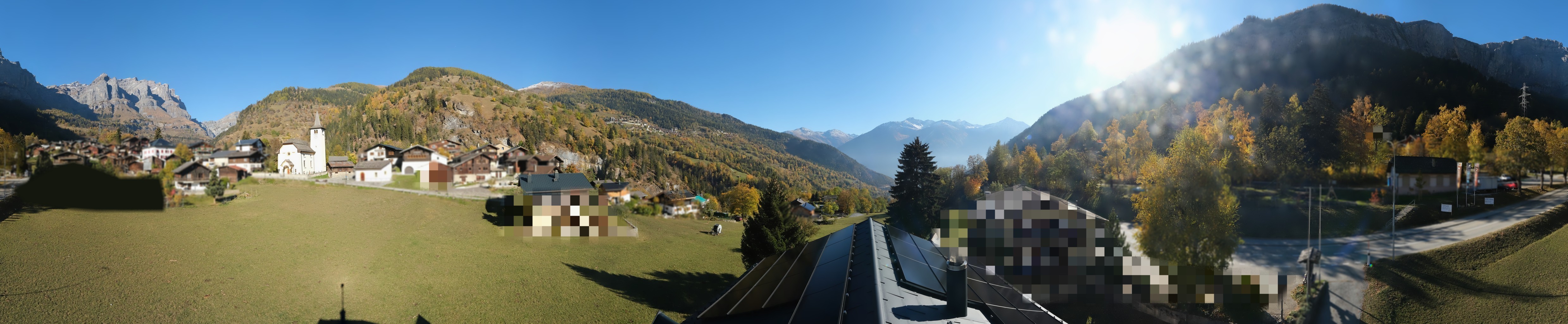 Archiv Foto Webcam Leukerbad: Dorf Inden