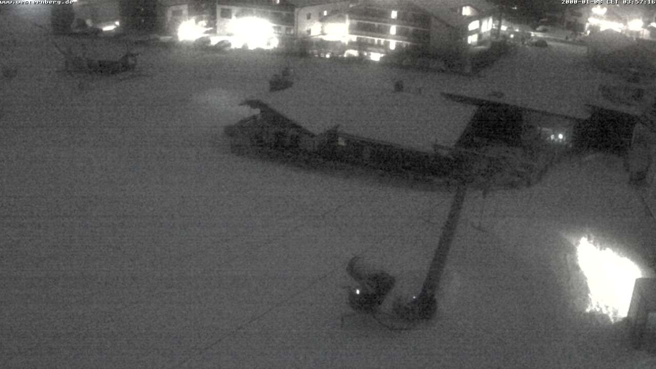 Archiv Foto Webcam Ruhpolding: Wirtshaus und Talstation Lift Westernberg