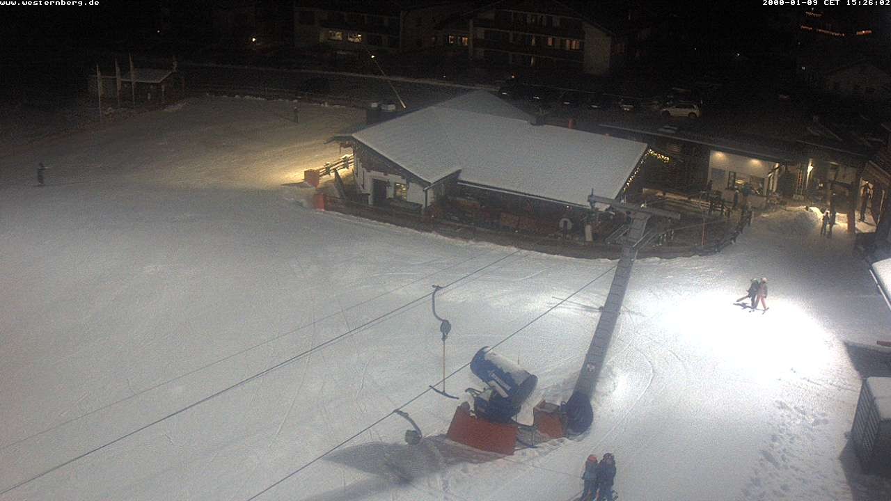 Archiv Foto Webcam Ruhpolding: Wirtshaus und Talstation Lift Westernberg