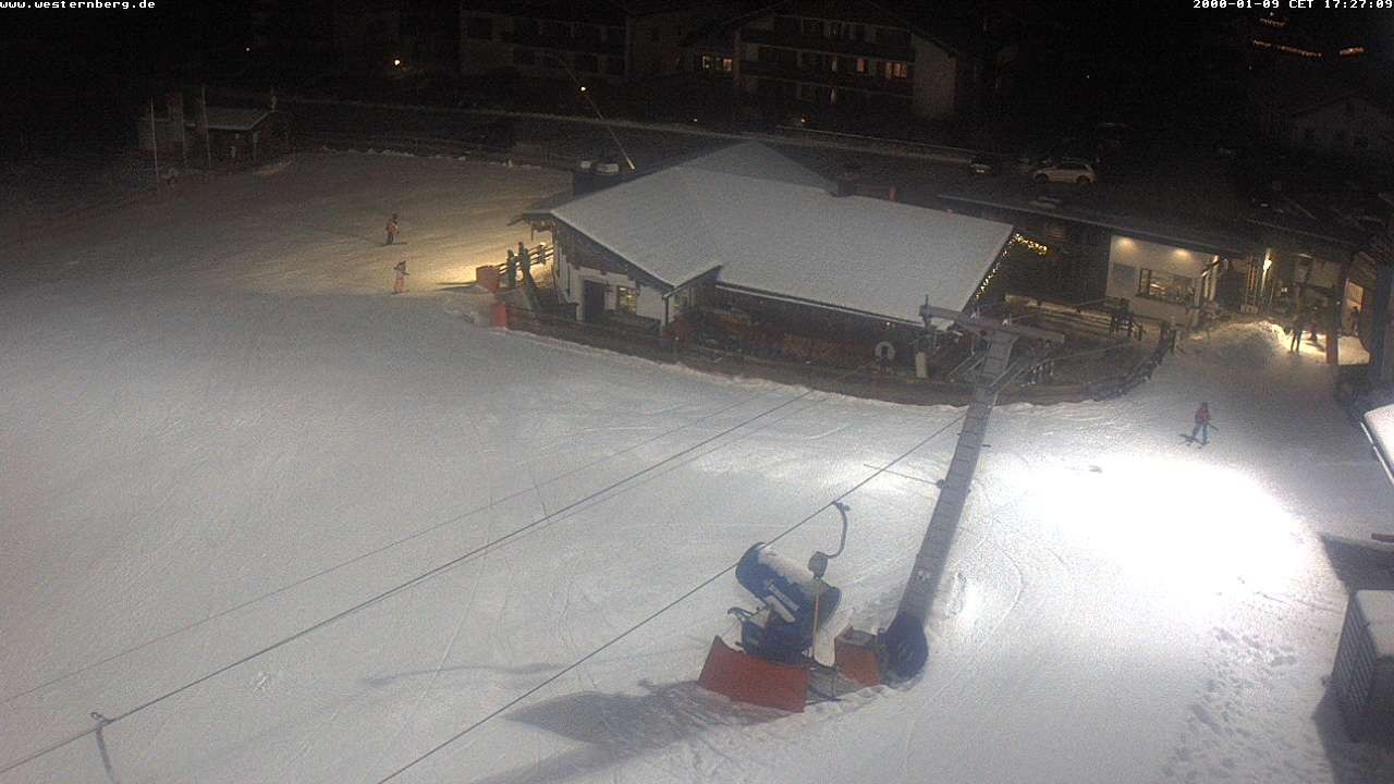 Archiv Foto Webcam Ruhpolding: Wirtshaus und Talstation Lift Westernberg