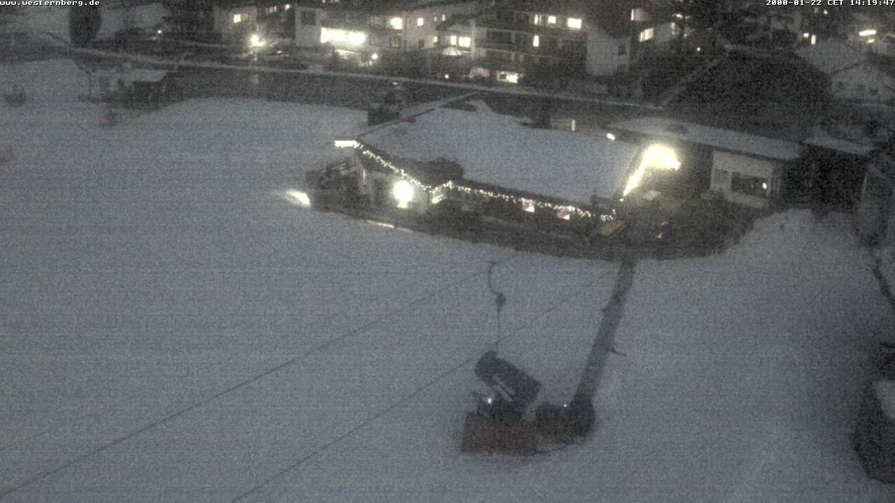 Archiv Foto Webcam Ruhpolding: Wirtshaus und Talstation Lift Westernberg