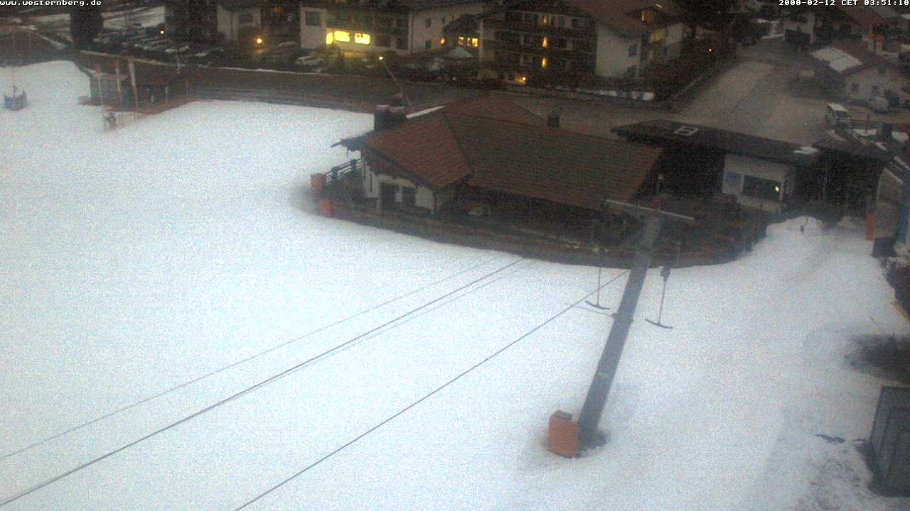 Archiv Foto Webcam Ruhpolding: Wirtshaus und Talstation Lift Westernberg