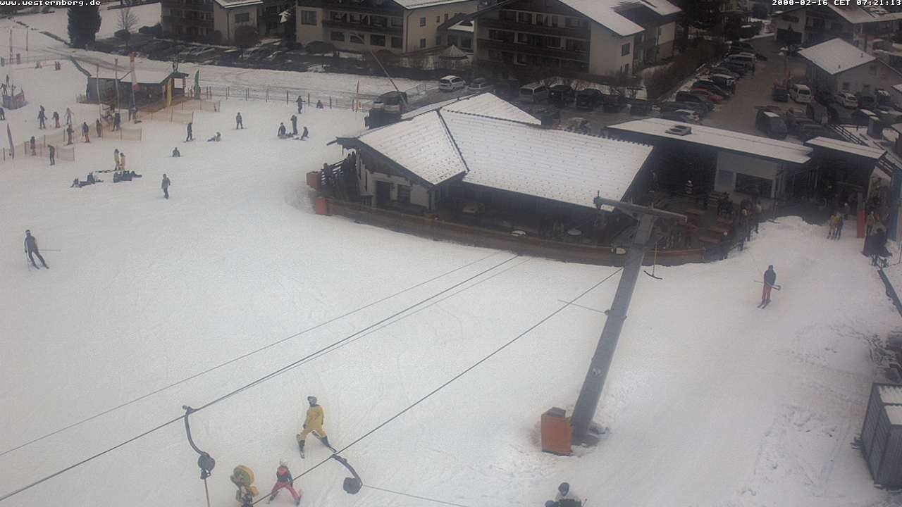 Archiv Foto Webcam Ruhpolding: Wirtshaus und Talstation Lift Westernberg