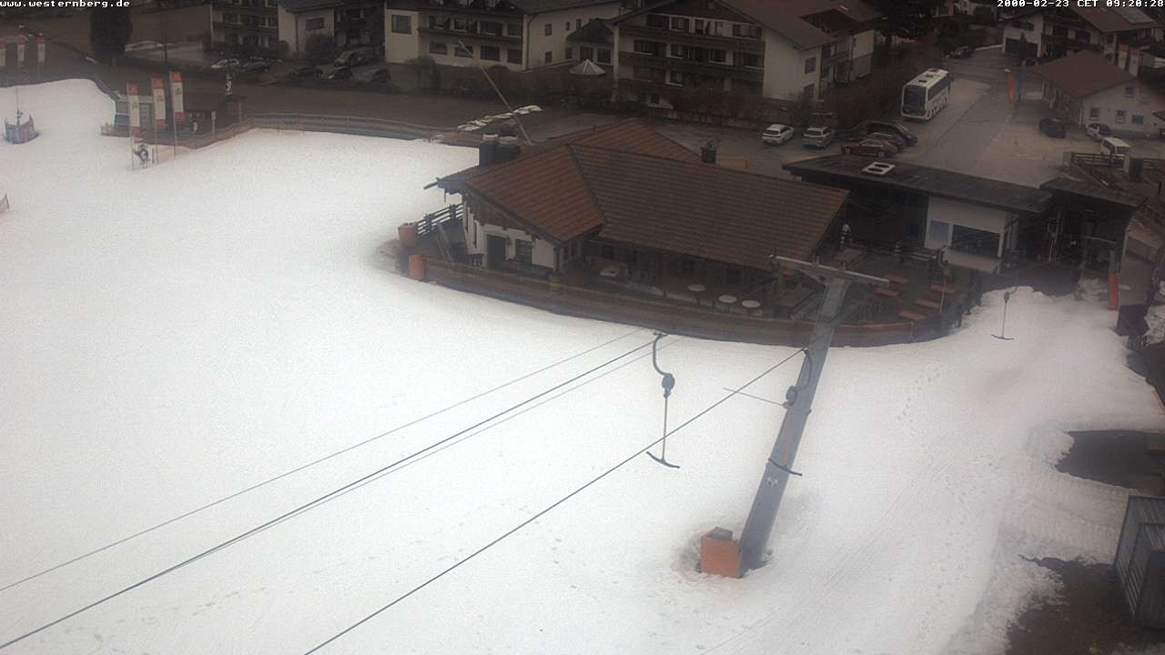 Archiv Foto Webcam Ruhpolding: Wirtshaus und Talstation Lift Westernberg