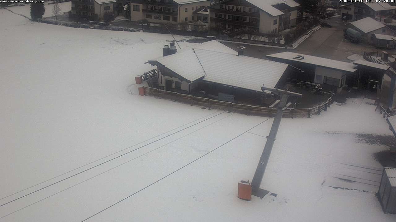 Archiv Foto Webcam Ruhpolding: Wirtshaus und Talstation Lift Westernberg