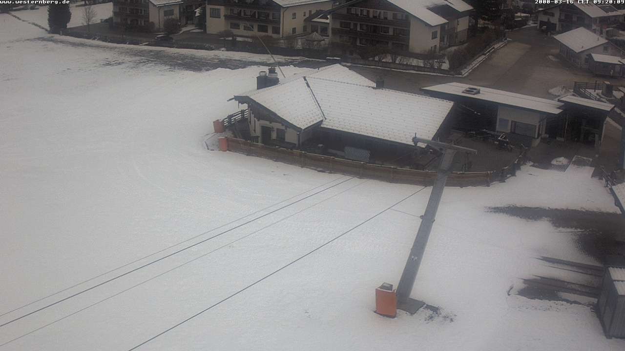 Archiv Foto Webcam Ruhpolding: Wirtshaus und Talstation Lift Westernberg