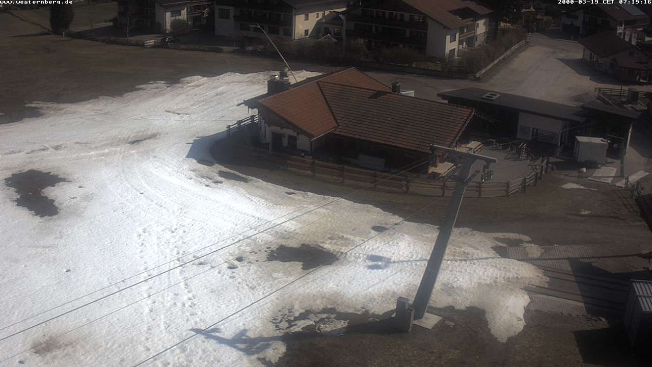 Archiv Foto Webcam Ruhpolding: Wirtshaus und Talstation Lift Westernberg