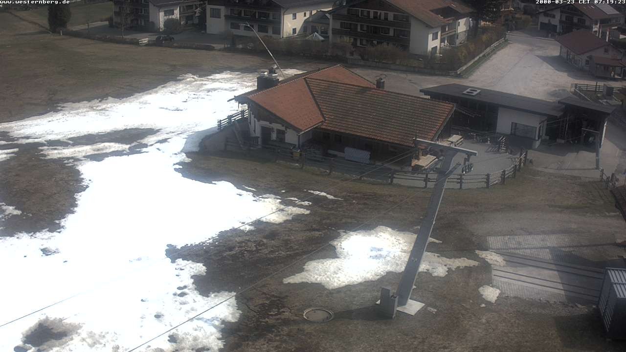 Archiv Foto Webcam Ruhpolding: Wirtshaus und Talstation Lift Westernberg