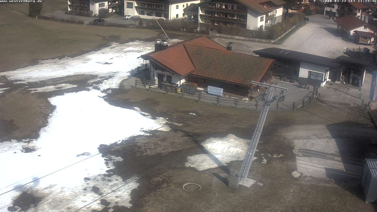Archiv Foto Webcam Ruhpolding: Wirtshaus und Talstation Lift Westernberg