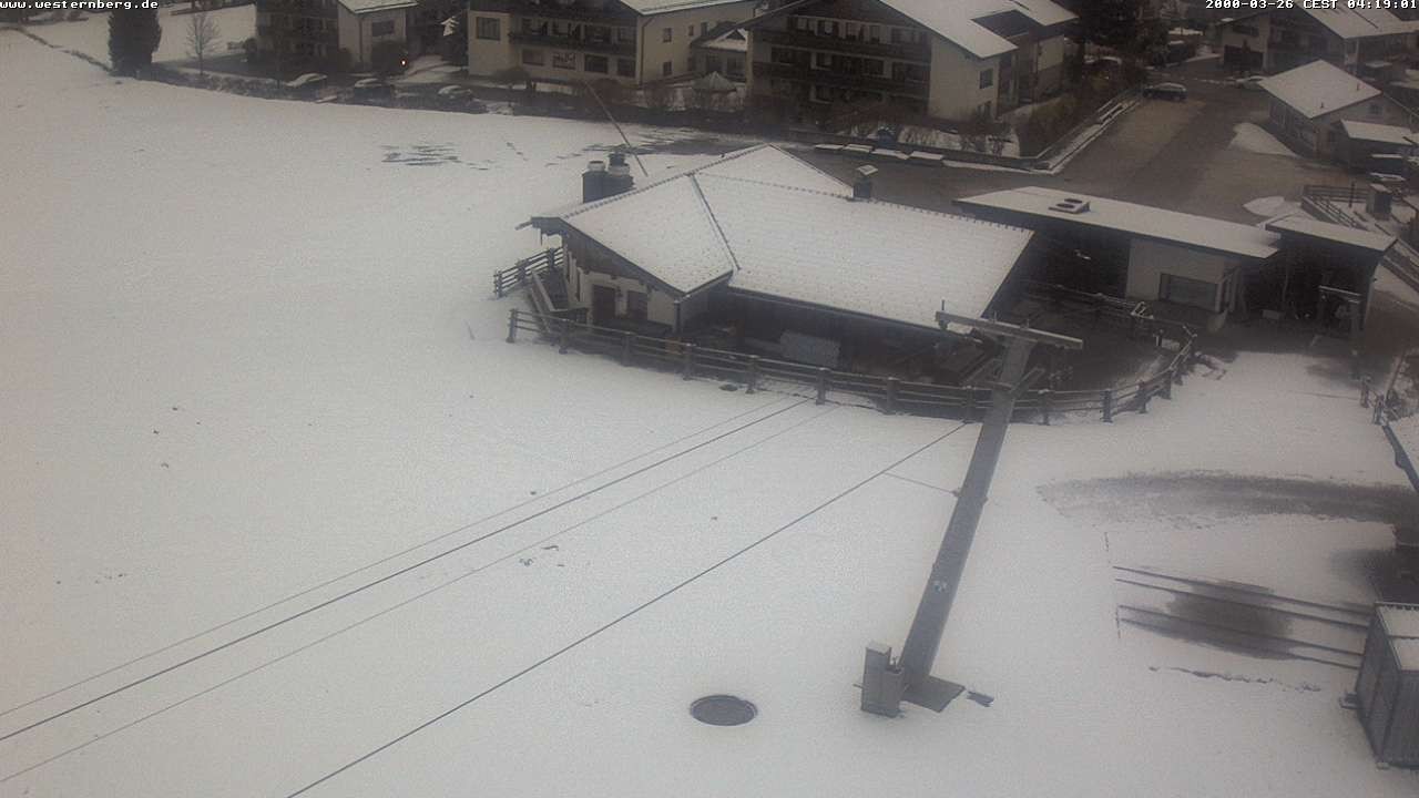 Archiv Foto Webcam Ruhpolding: Wirtshaus und Talstation Lift Westernberg