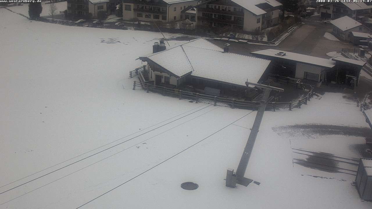 Archiv Foto Webcam Ruhpolding: Wirtshaus und Talstation Lift Westernberg