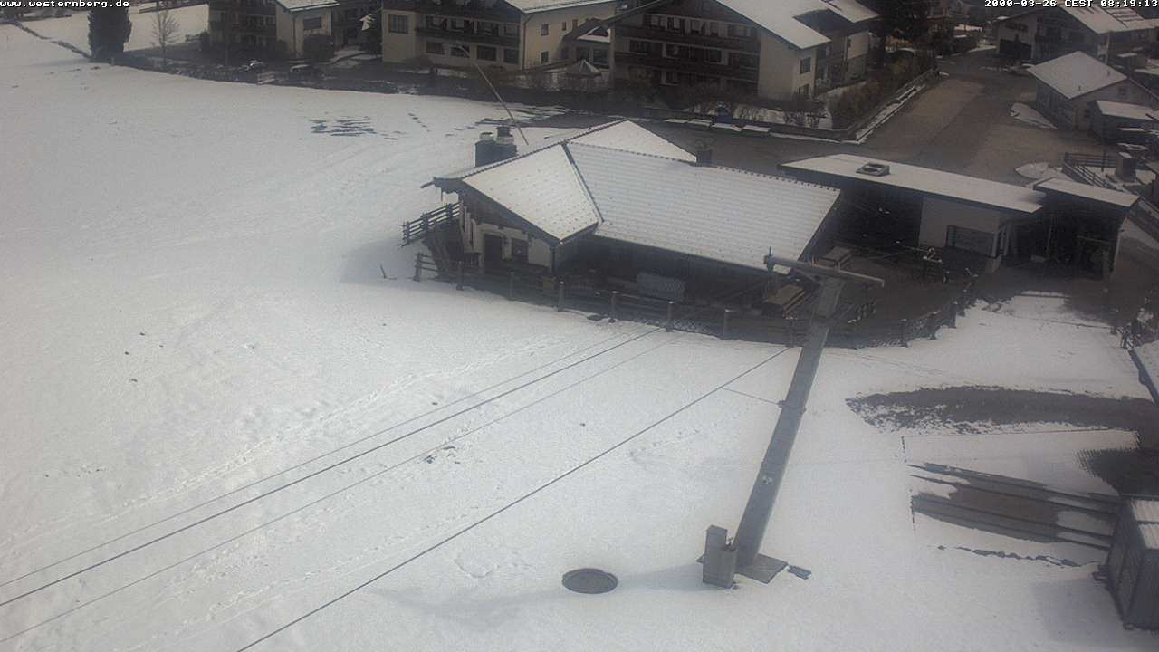 Archiv Foto Webcam Ruhpolding: Wirtshaus und Talstation Lift Westernberg