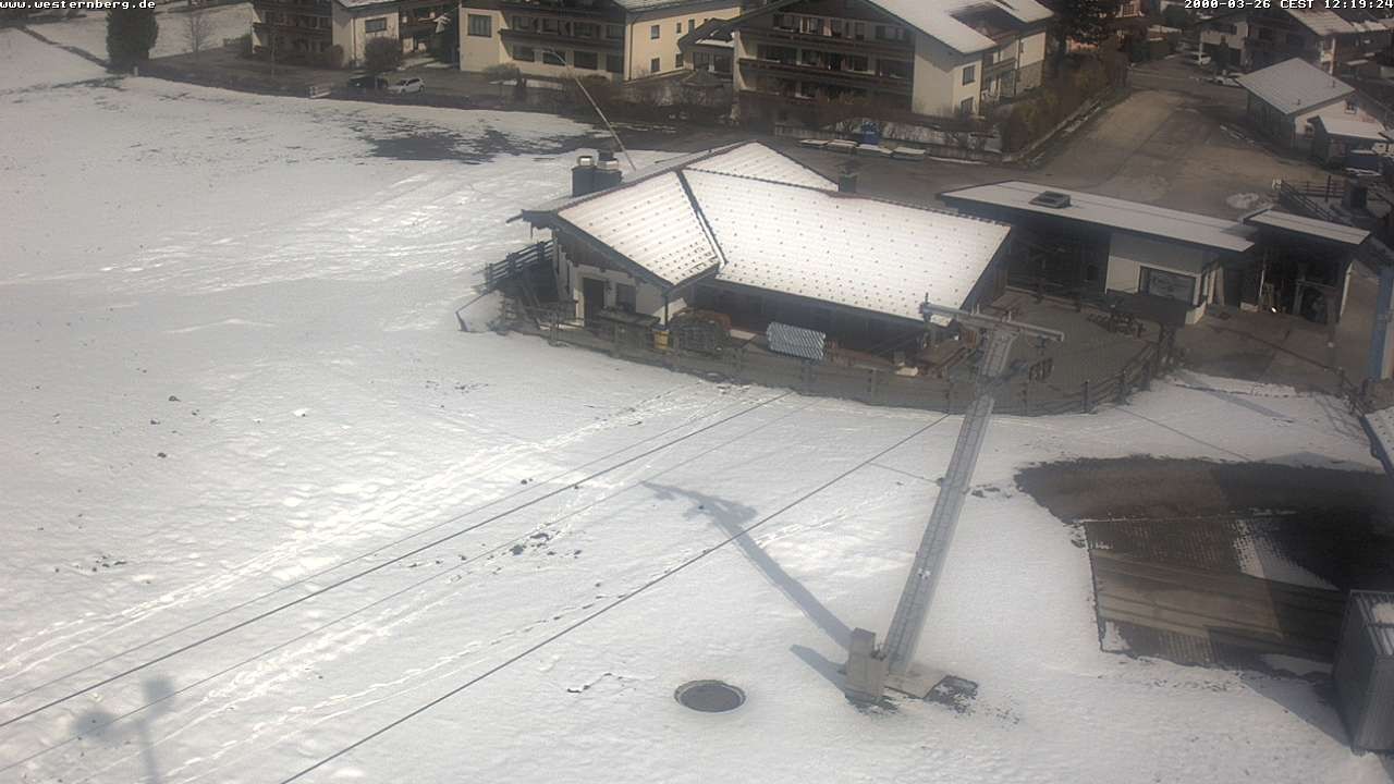 Archiv Foto Webcam Ruhpolding: Wirtshaus und Talstation Lift Westernberg