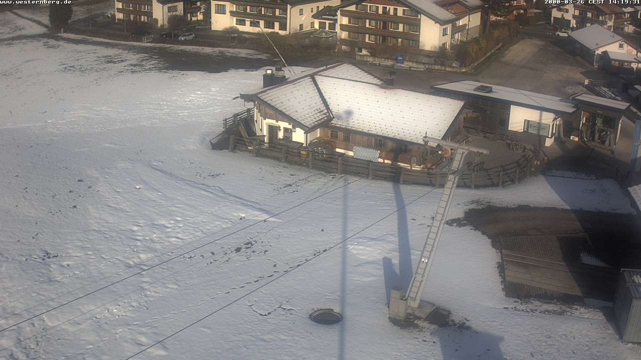 Archiv Foto Webcam Ruhpolding: Wirtshaus und Talstation Lift Westernberg