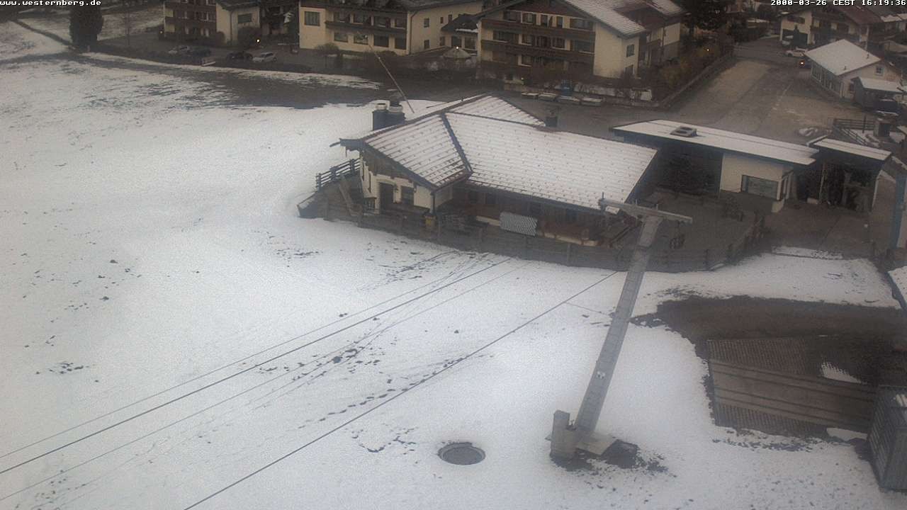 Archiv Foto Webcam Ruhpolding: Wirtshaus und Talstation Lift Westernberg