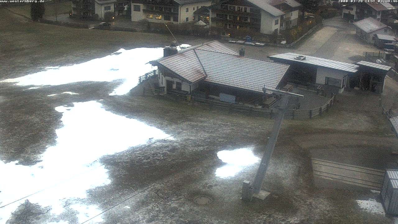 Archiv Foto Webcam Ruhpolding: Wirtshaus und Talstation Lift Westernberg