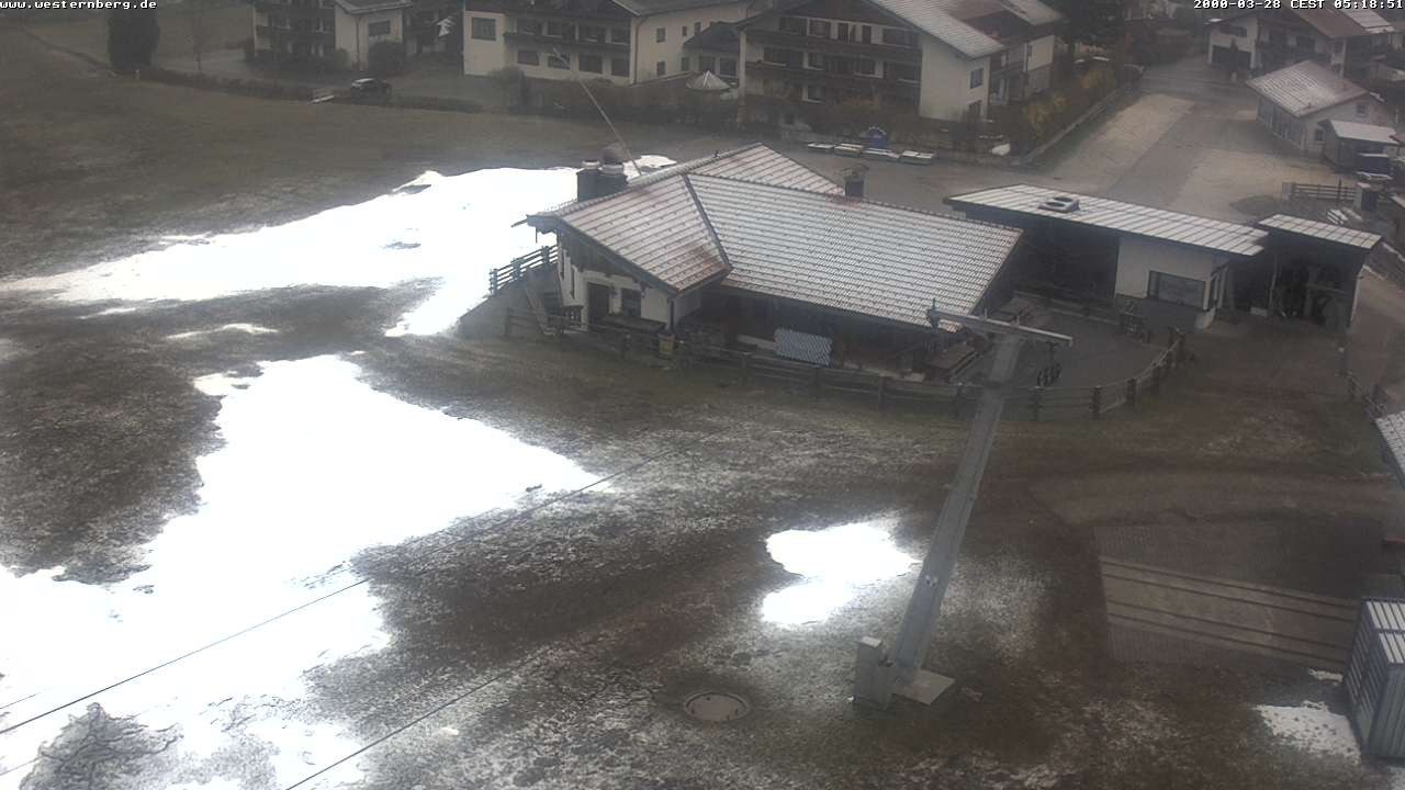 Archiv Foto Webcam Ruhpolding: Wirtshaus und Talstation Lift Westernberg