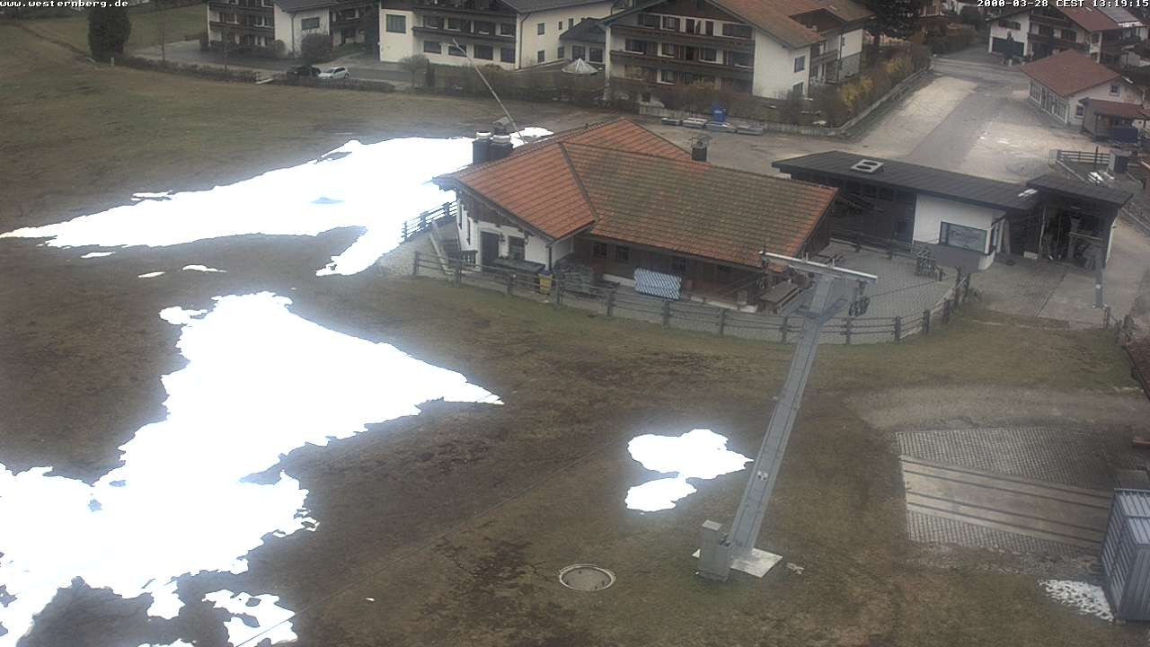 Archiv Foto Webcam Ruhpolding: Wirtshaus und Talstation Lift Westernberg