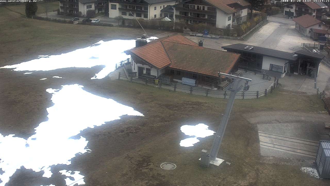 Archiv Foto Webcam Ruhpolding: Wirtshaus und Talstation Lift Westernberg