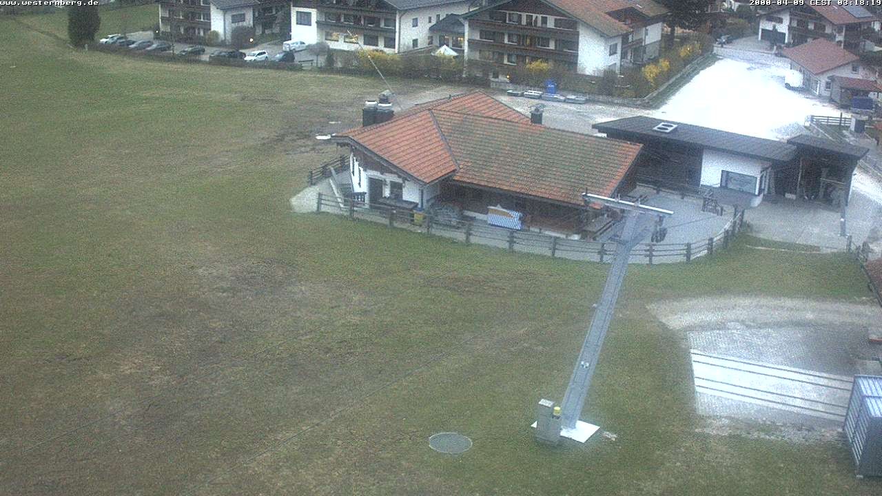 Archiv Foto Webcam Ruhpolding: Wirtshaus und Talstation Lift Westernberg