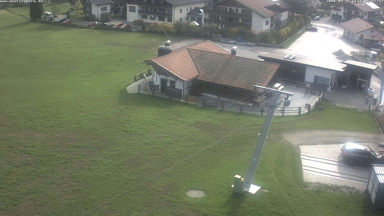 Archiv Foto Webcam Ruhpolding: Wirtshaus und Talstation Lift Westernberg