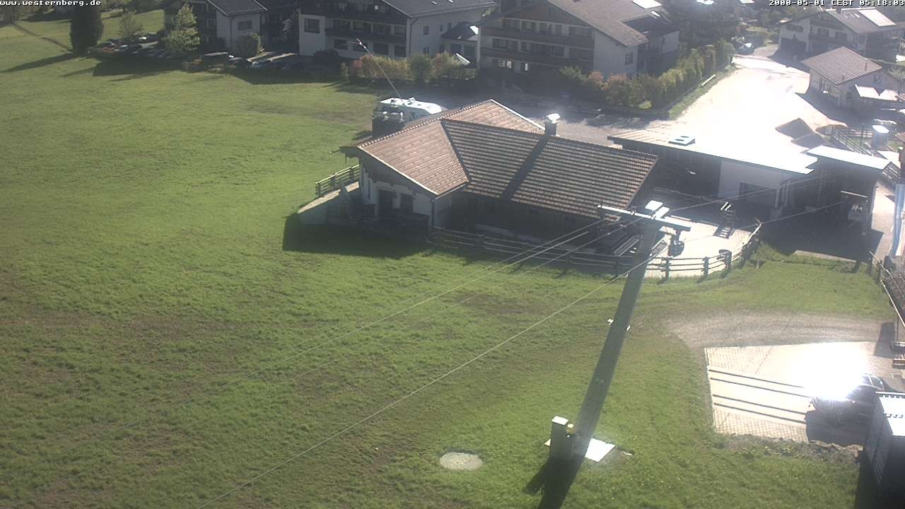 Archiv Foto Webcam Ruhpolding: Wirtshaus und Talstation Lift Westernberg