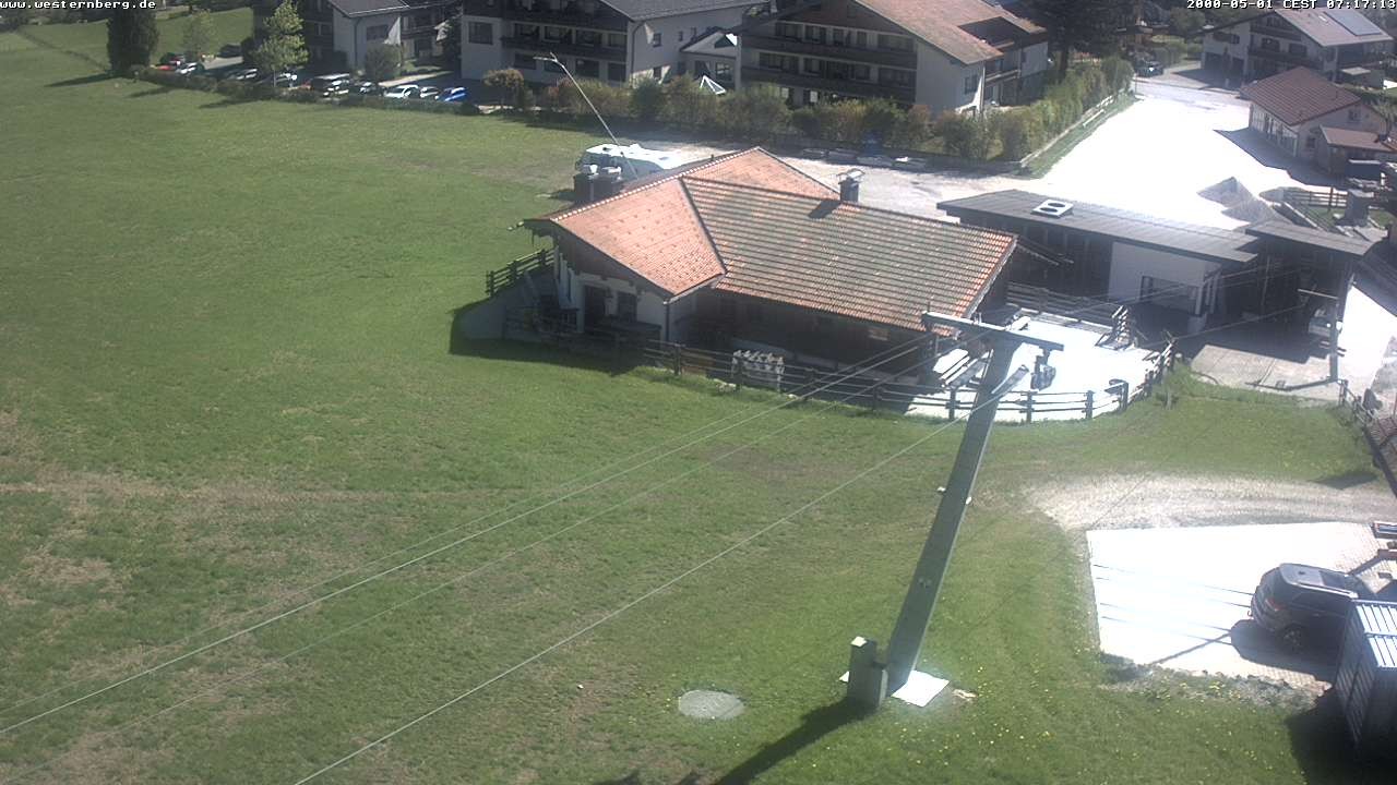 Archiv Foto Webcam Ruhpolding: Wirtshaus und Talstation Lift Westernberg