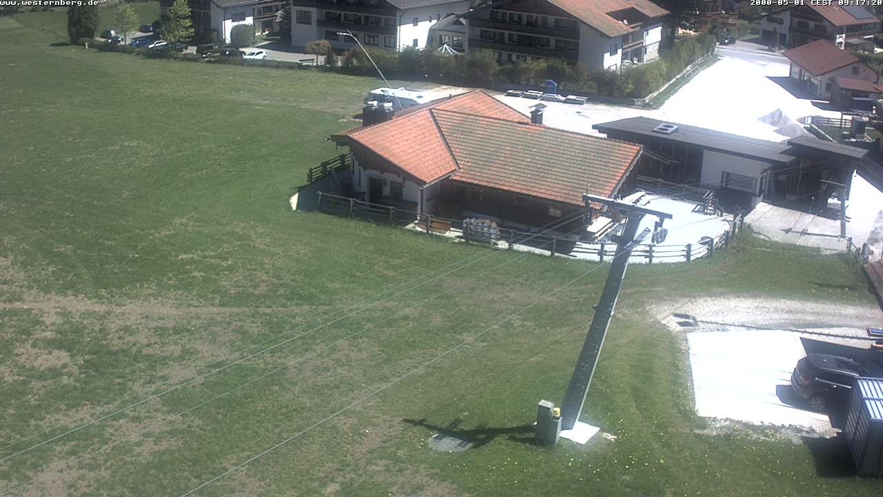 Archiv Foto Webcam Ruhpolding: Wirtshaus und Talstation Lift Westernberg