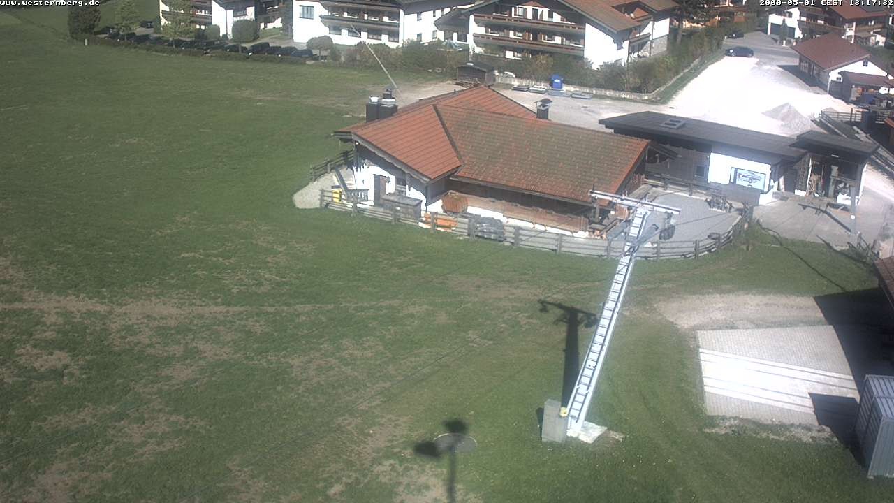 Archiv Foto Webcam Ruhpolding: Wirtshaus und Talstation Lift Westernberg
